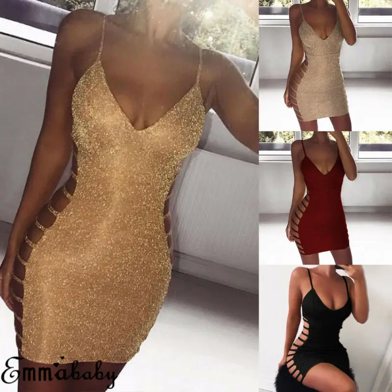 Women Sexy Bodycon Dress Sleeveless V Neck Spaghetti Strap Stretchy Package Hip Short Mini Dress Womens Club Dress Vestido
Women Sexy Bodycon Dress Sleeveless V Neck Spaghetti Strap Stretchy Package Hip Short Mini Dress Womens Club Dress Vestido