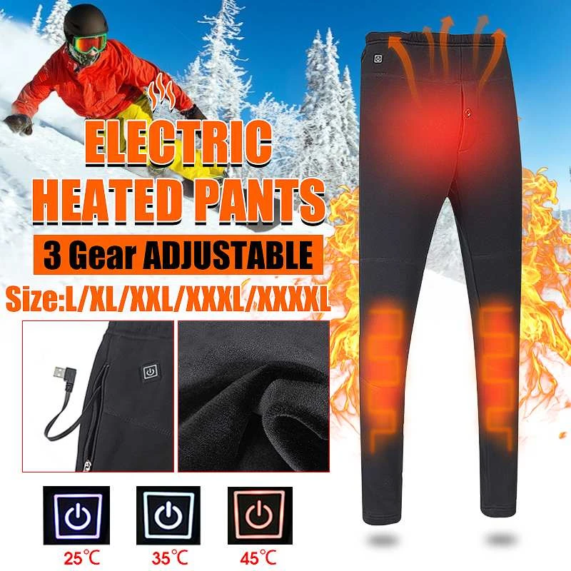 USB Heated Pants Winter Outdoor Hiking Pants Heating Trousers Sprot Thermal High Waist Legging Warm Pants Men&women
USB Heated Pants Winter Outdoor Hiking Pants Heating Trousers Sprot Thermal High Waist Legging Warm Pants Men&women