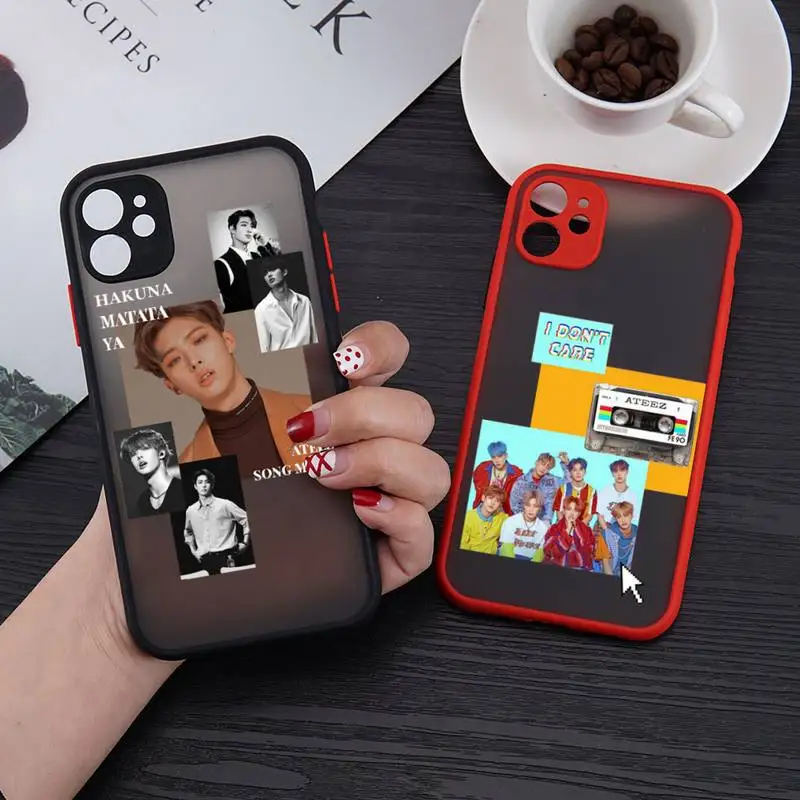 Ateez Kpop song mingi boy Phone Case matte transparent For iphone 7 8 11 12 plus mini x xs xr pro max cover
Ateez Kpop song mingi boy Phone Case matte transparent For iphone 7 8 11 12 plus mini x xs xr pro max cover