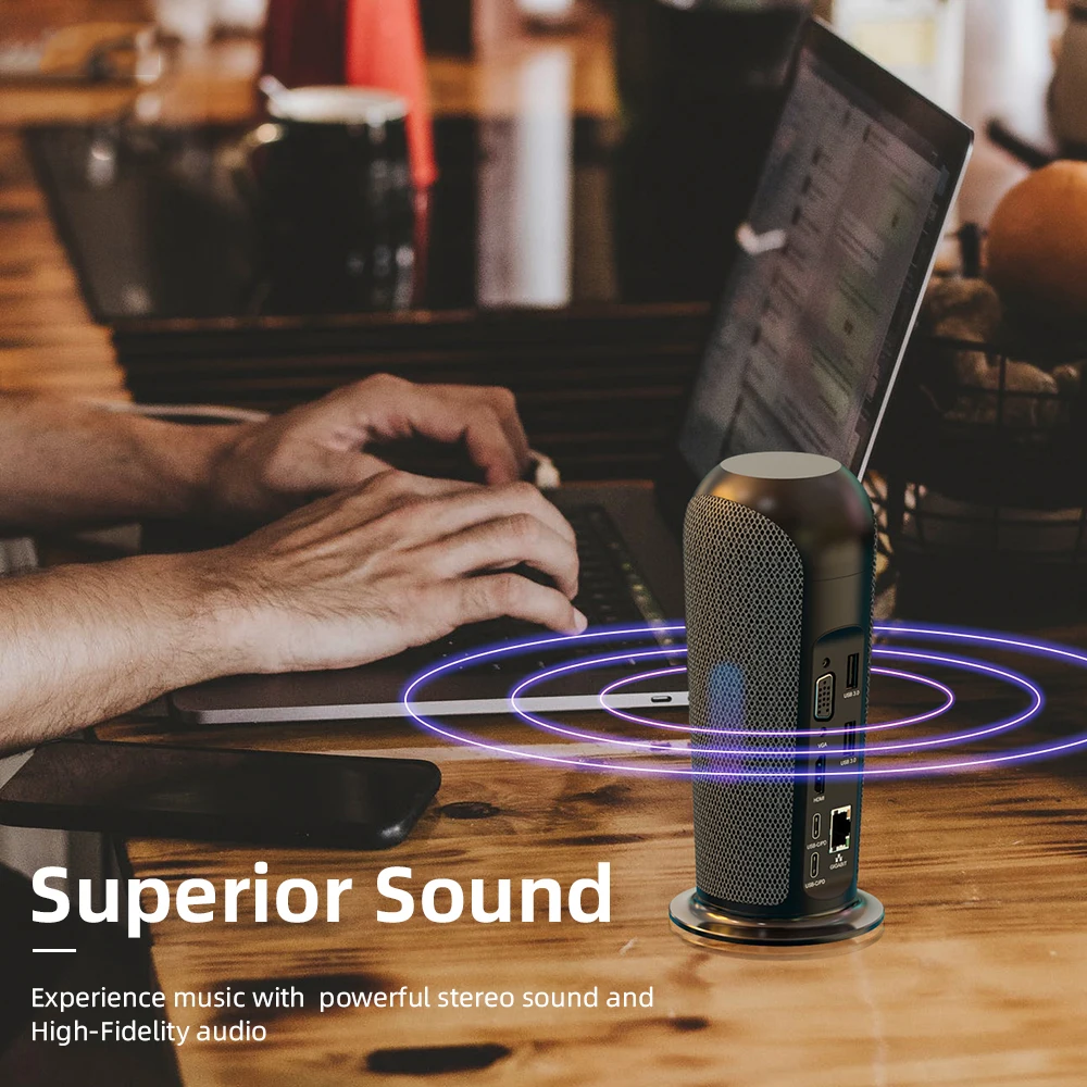 HOCO USB C HUB Type C with Speaker to Multi HDMI USB 3.0 Power Adapter Docking Station for MacBook Pro RJ45 OTG VGA USB Ports
HOCO USB C HUB Type C with Speaker to Multi HDMI USB 3.0 Power Adapter Docking Station for MacBook Pro RJ45 OTG VGA USB Ports