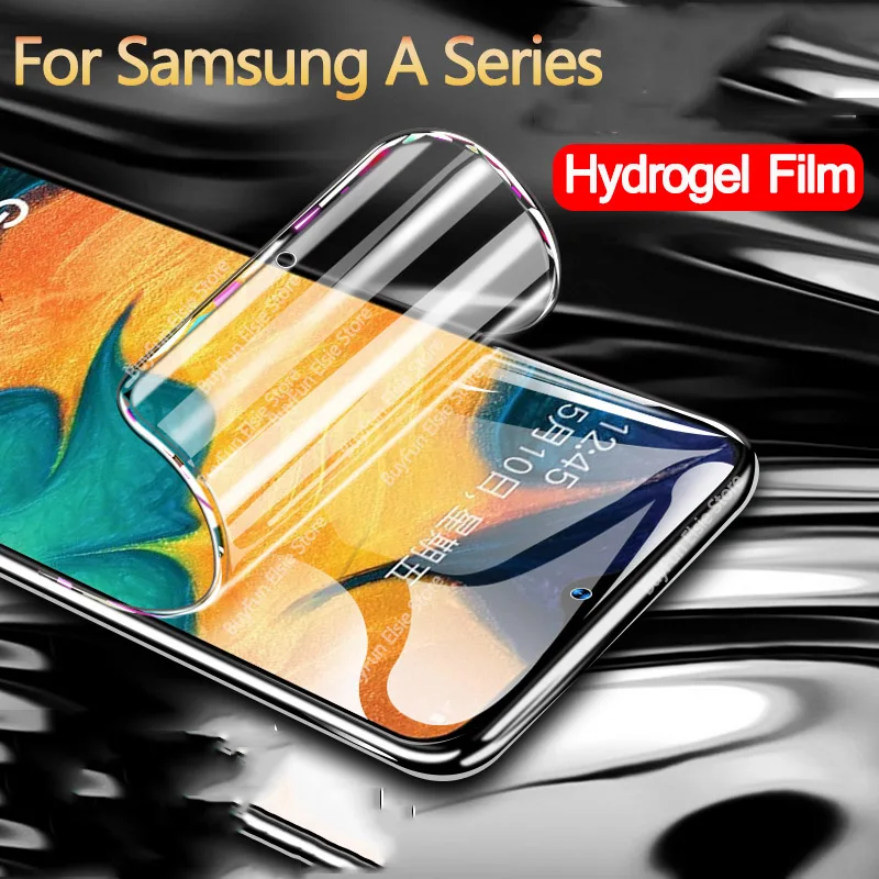 Защитная пленка для Samsung Galaxy A30 A30S A50S защитная A40 A50 A70S A70 A80 A01 A51 A71 Гидрогелевая