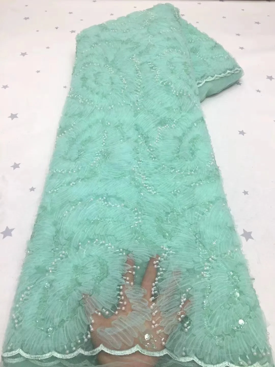 2021 Sequin Tulle Lace Fabric Mesh teal Green African Embroidery Sequence Nigerian Aso ebi Party Latest Aso-ebi Tulle Hot Sale
2021 Sequin Tulle Lace Fabric Mesh teal Green African Embroidery Sequence Nigerian Aso ebi Party Latest Aso-ebi Tulle Hot Sale