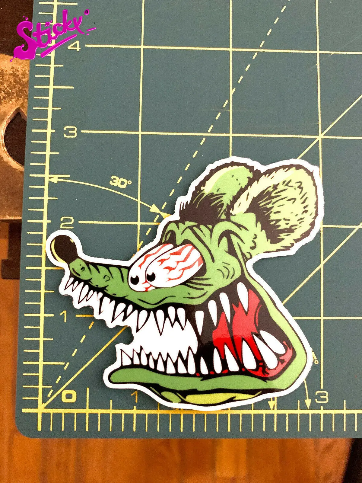 STICKY Rat Fink Mouse Anime Car Sticker Decal Decor Motorcycle Off-road Laptop Trunk Guitar PVC Vinyl
STICKY Rat Fink Mouse Anime Car Sticker Decal Decor Motorcycle Off-road Laptop Trunk Guitar PVC Vinyl