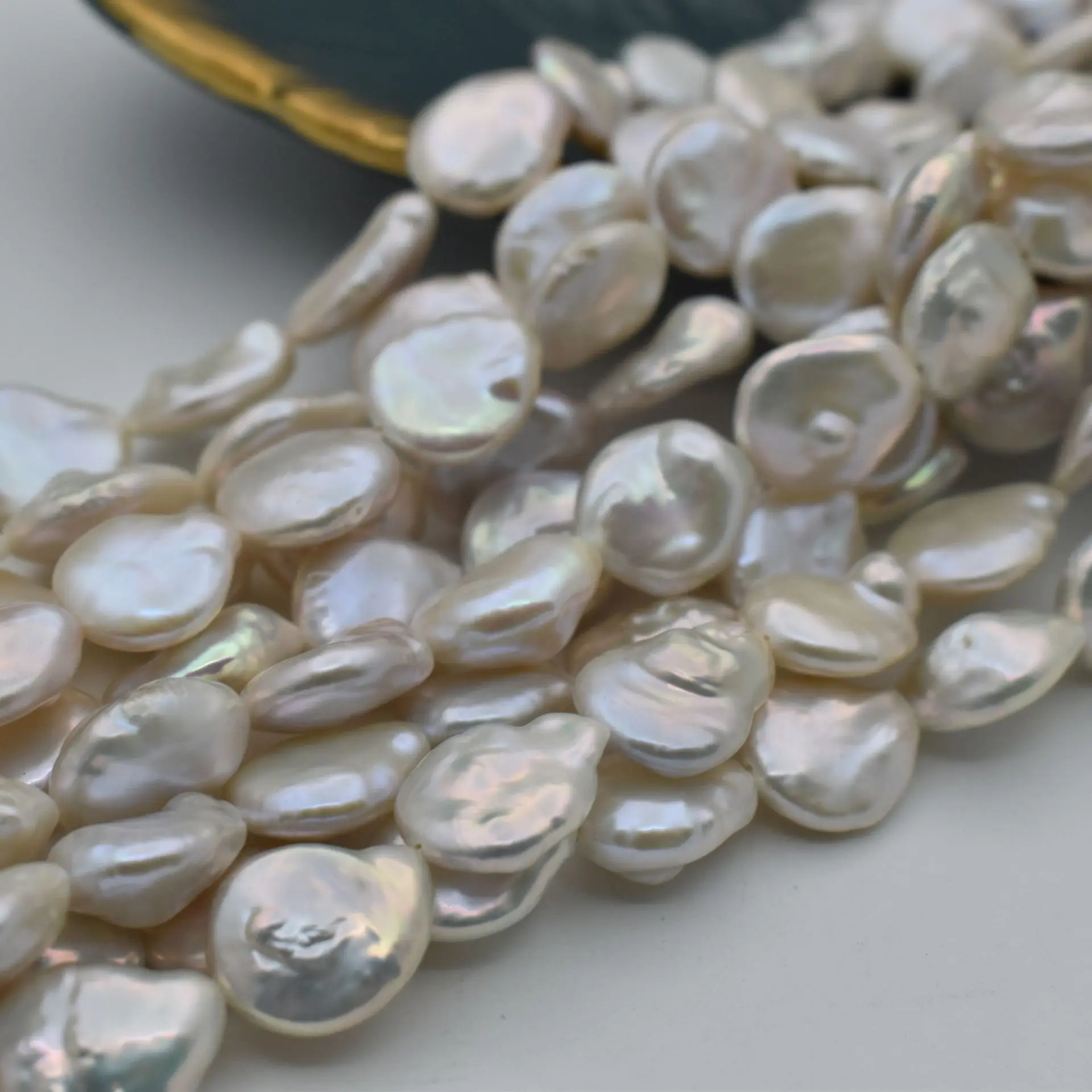 New Goods With Good Luster 13-14mm Baroque Irregular Water Drop Beaded Jewelry Semi-finished Necklace Freshwater Pearl
New Goods With Good Luster 13-14mm Baroque Irregular Water Drop Beaded Jewelry Semi-finished Necklace Freshwater Pearl