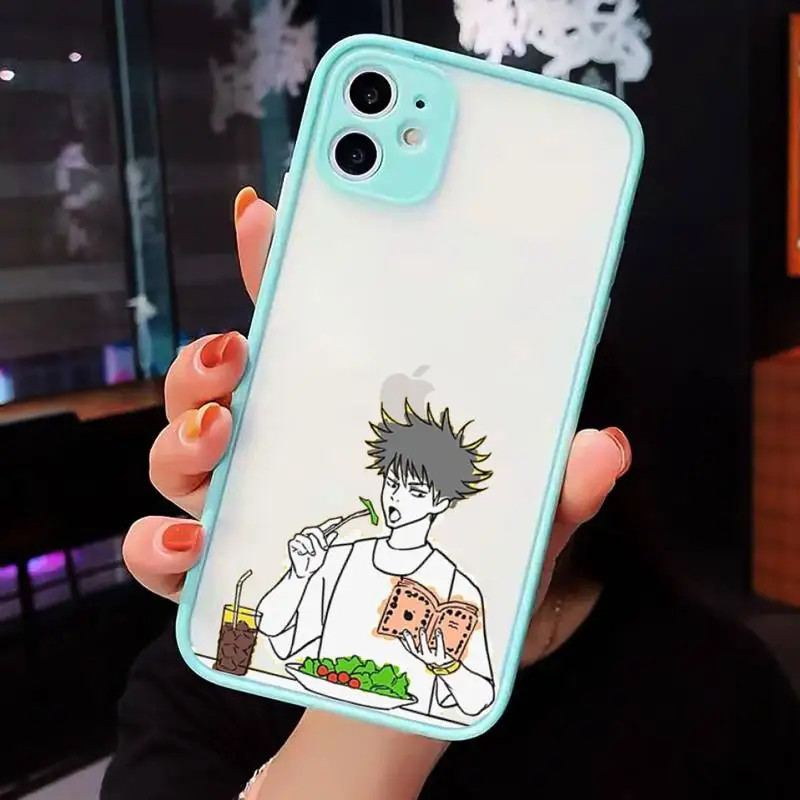 Jujutsu Kaisen Phone Case For iPhone 12 11 Mini Pro XR XS Max 7 8 Plus X Matte transparent blue Back Cover
Jujutsu Kaisen Phone Case For iPhone 12 11 Mini Pro XR XS Max 7 8 Plus X Matte transparent blue Back Cover