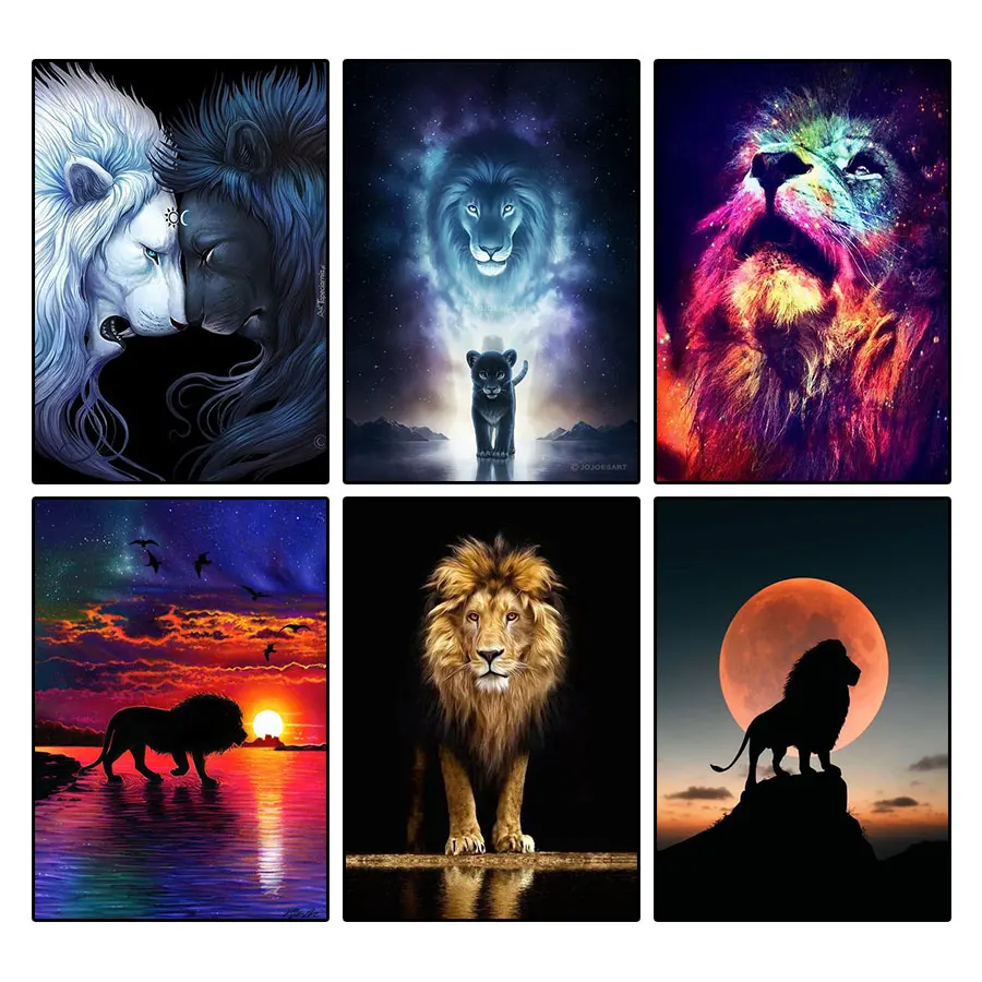 Lion Embroidery Diamond Arts Handmade Diy Paint 5D Drills Painting Mosaic Animals Jewel Cross Stitch Adults Crafts
Lion Embroidery Diamond Arts Handmade Diy Paint 5D Drills Painting Mosaic Animals Jewel Cross Stitch Adults Crafts