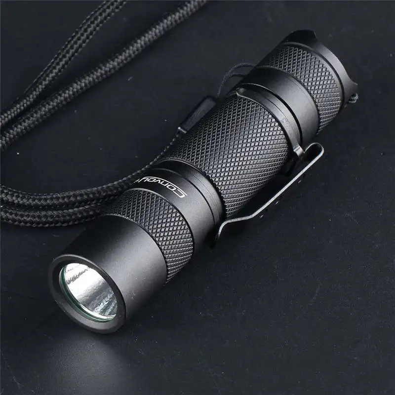 CONVOY T2 Nichia 219C/XPG2 Military Fan EDC Tactical Flashlight IPX8 Temperature Protection Mini Torch OP Strong Floodlight Lamp | Освещение