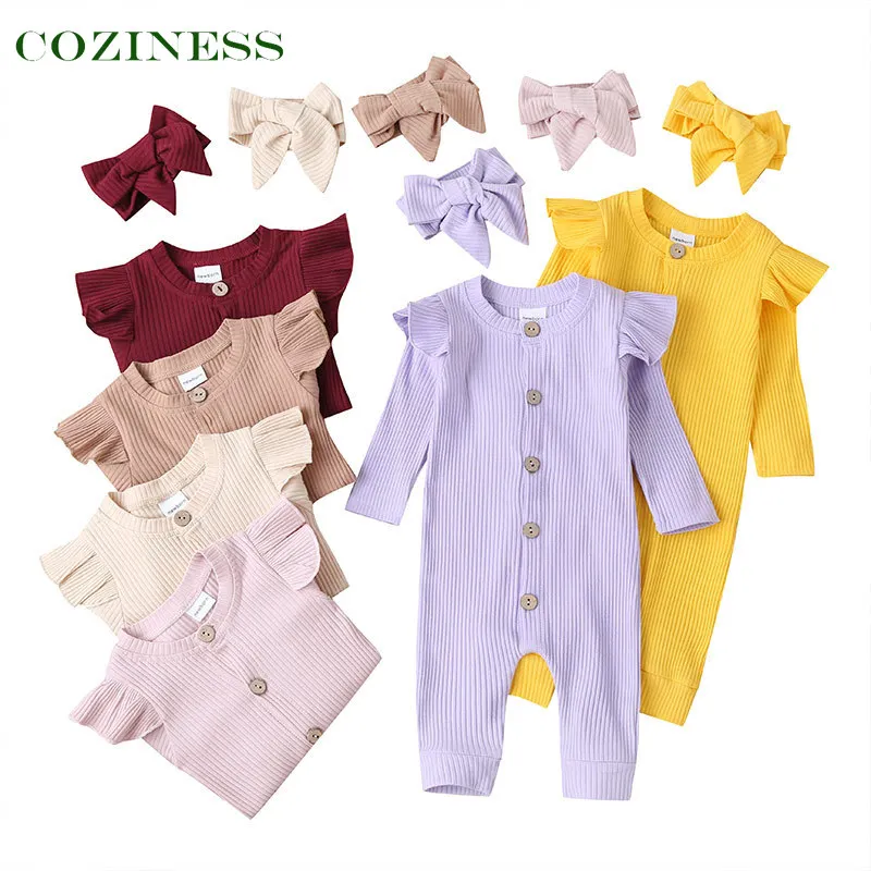 COZINESS Baby Girl Jumpsuit Solid Autumn Single Breasted Cotton Long Sleeve Romper Casual Travel Home Daily Newborn Clothes
COZINESS Baby Girl Jumpsuit Solid Autumn Single Breasted Cotton Long Sleeve Romper Casual Travel Home Daily Newborn Clothes