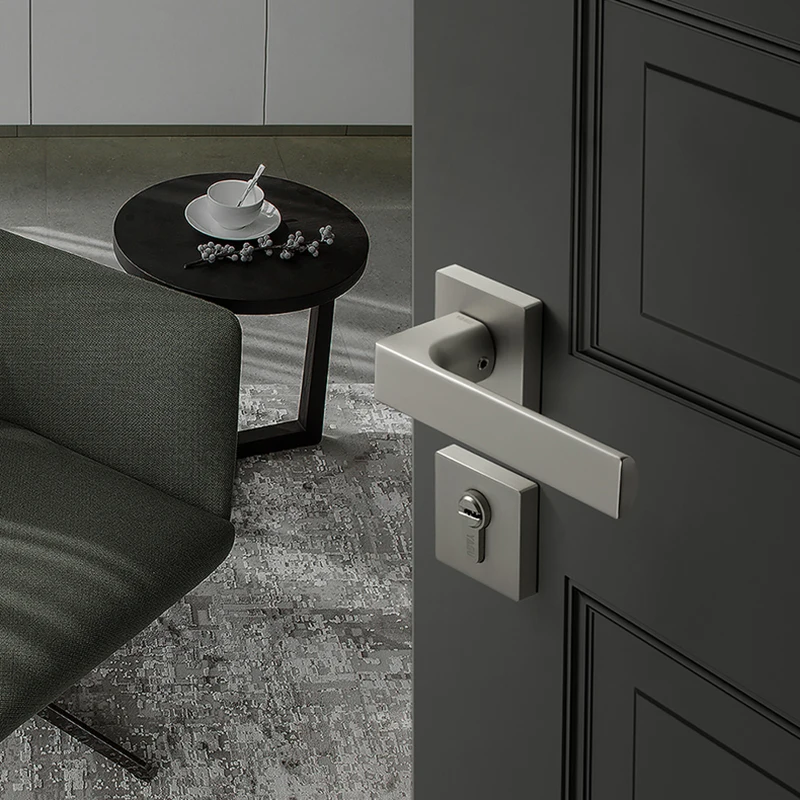 Simple Split Mute Household Door Lock Retro Gunmetal Lock and Key Nordic Bedroom Door Lock Interior Modern Room Door Lock
Simple Split Mute Household Door Lock Retro Gunmetal Lock and Key Nordic Bedroom Door Lock Interior Modern Room Door Lock