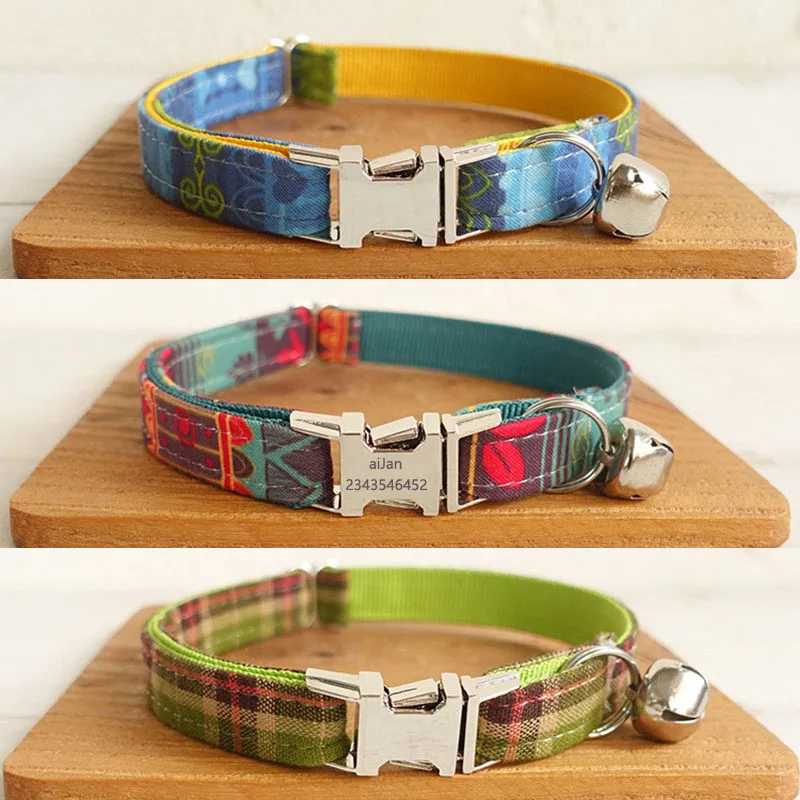 Bell Cat Collar Custom Adjustable Small Dog Collar Chihuahua Yorshire Bulldog Engraved Personalized Kitten Puppy Cat Collar Bell
Bell Cat Collar Custom Adjustable Small Dog Collar Chihuahua Yorshire Bulldog Engraved Personalized Kitten Puppy Cat Collar Bell