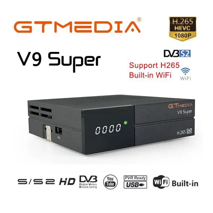Фото Суперприемник GTmedia V9 спутниковый ресивер DVB S2 H.265 1080p Full HD цифровой - купить