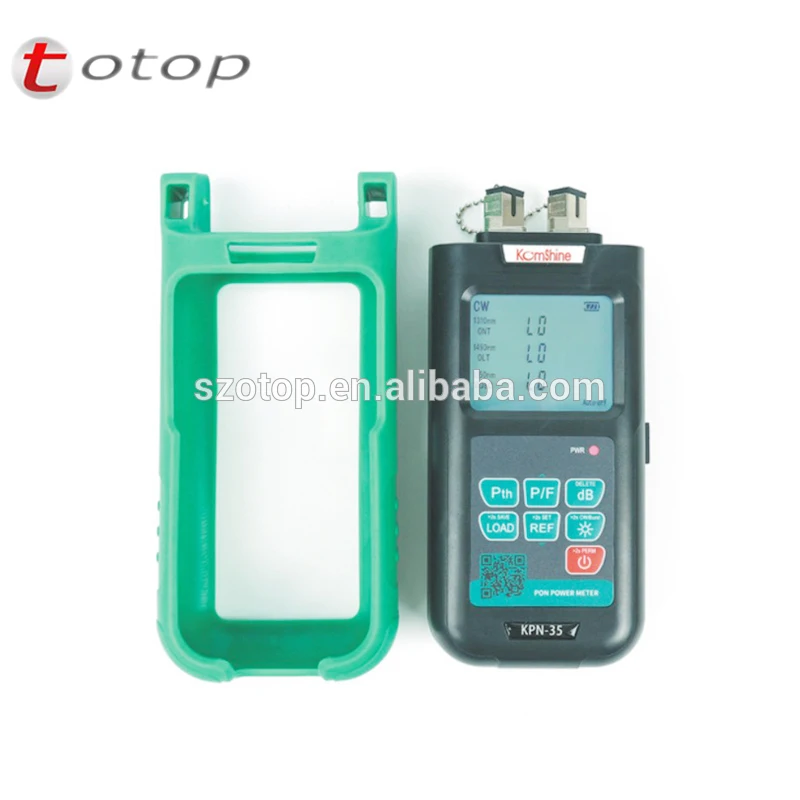 Handheld Komshine KPN-35 PON FTTH Fiber Optical Power Meter Tester with SC UPC interface connector
Handheld Komshine KPN-35 PON FTTH Fiber Optical Power Meter Tester with SC UPC interface connector