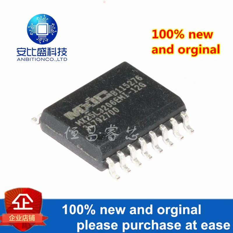 5pcs 100% new and orginal MX25L3206EMI-12G 25L3206EMI-12G 32Mbit in stock
5pcs 100% new and orginal MX25L3206EMI-12G 25L3206EMI-12G 32Mbit in stock