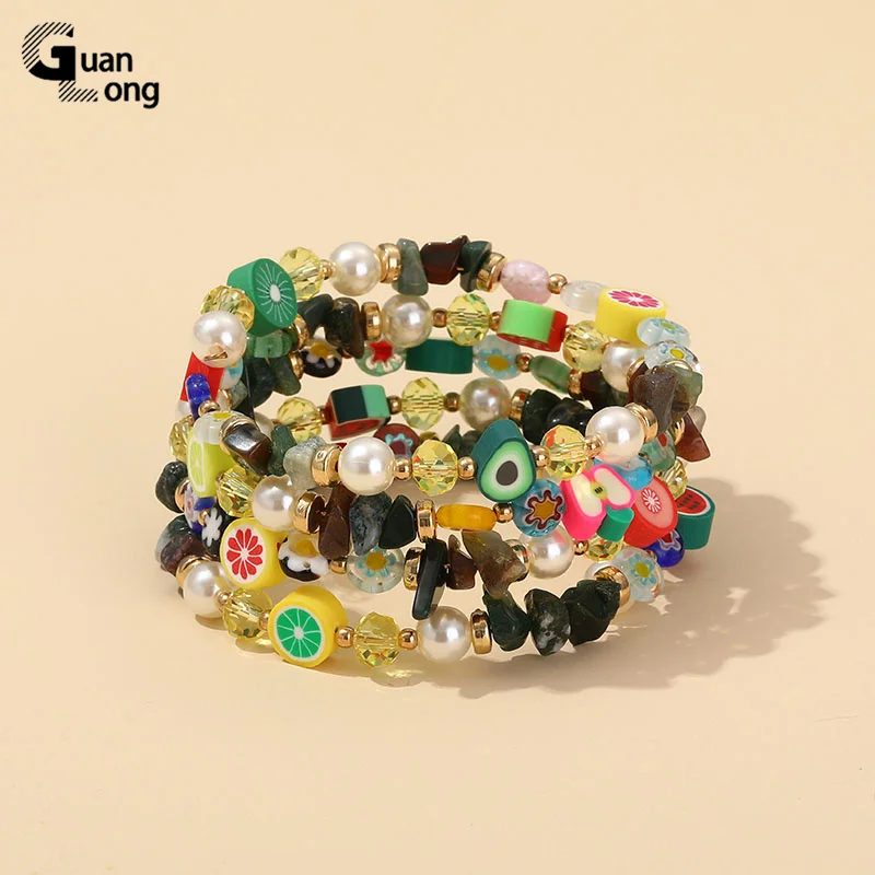 GuanLong Layers Bohemian Beads Bracelets For Women Statement Elegant Charm Bracelet Adjustable 2021 Trend Femme Vintage Jewelry
GuanLong Layers Bohemian Beads Bracelets For Women Statement Elegant Charm Bracelet Adjustable 2021 Trend Femme Vintage Jewelry