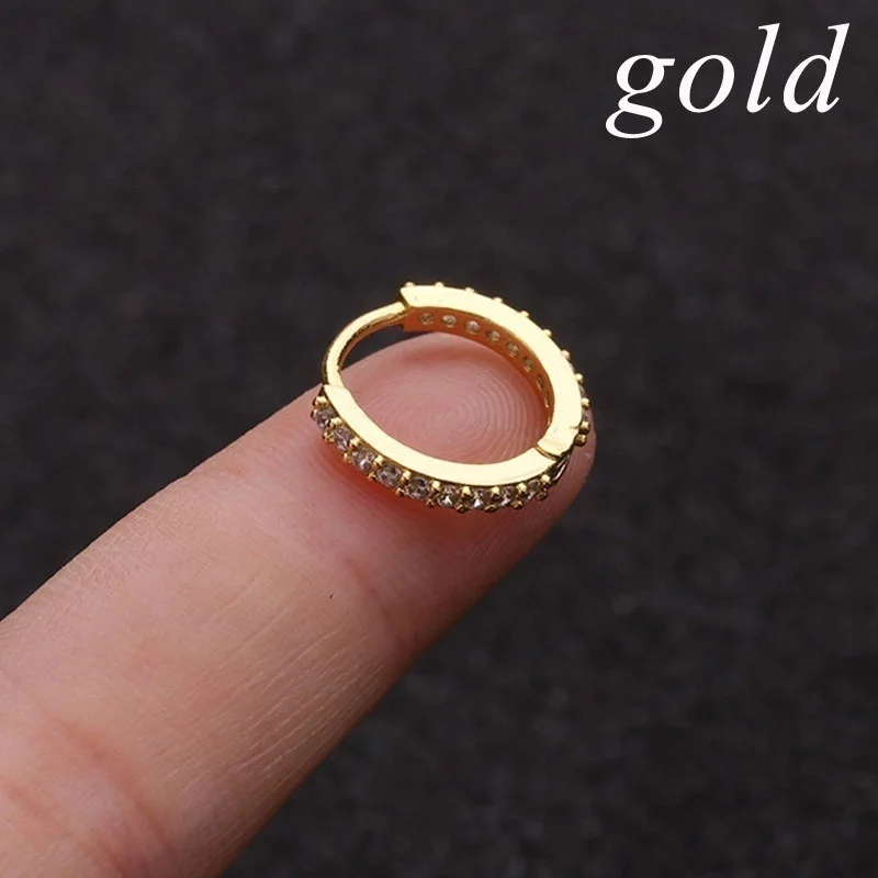 New Trendy Bohemian Crystal Inlaid Earrings Women's Earrings Metal Small Fixed Round Earrings Accessories Party Jewelry 6/8/10MM
New Trendy Bohemian Crystal Inlaid Earrings Women's Earrings Metal Small Fixed Round Earrings Accessories Party Jewelry 6/8/10MM