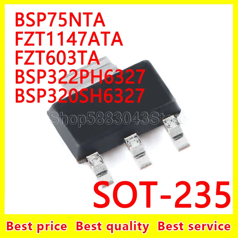 (10 шт.) 100% Новый оригинальный BSP75NTA FZT1147ATA FZT603TA BSP322PH6327 BSP320SH6327 SOT-223
(10 шт.) 100% Новый оригинальный BSP75NTA FZT1147ATA FZT603TA BSP322PH6327 BSP320SH6327 SOT-223