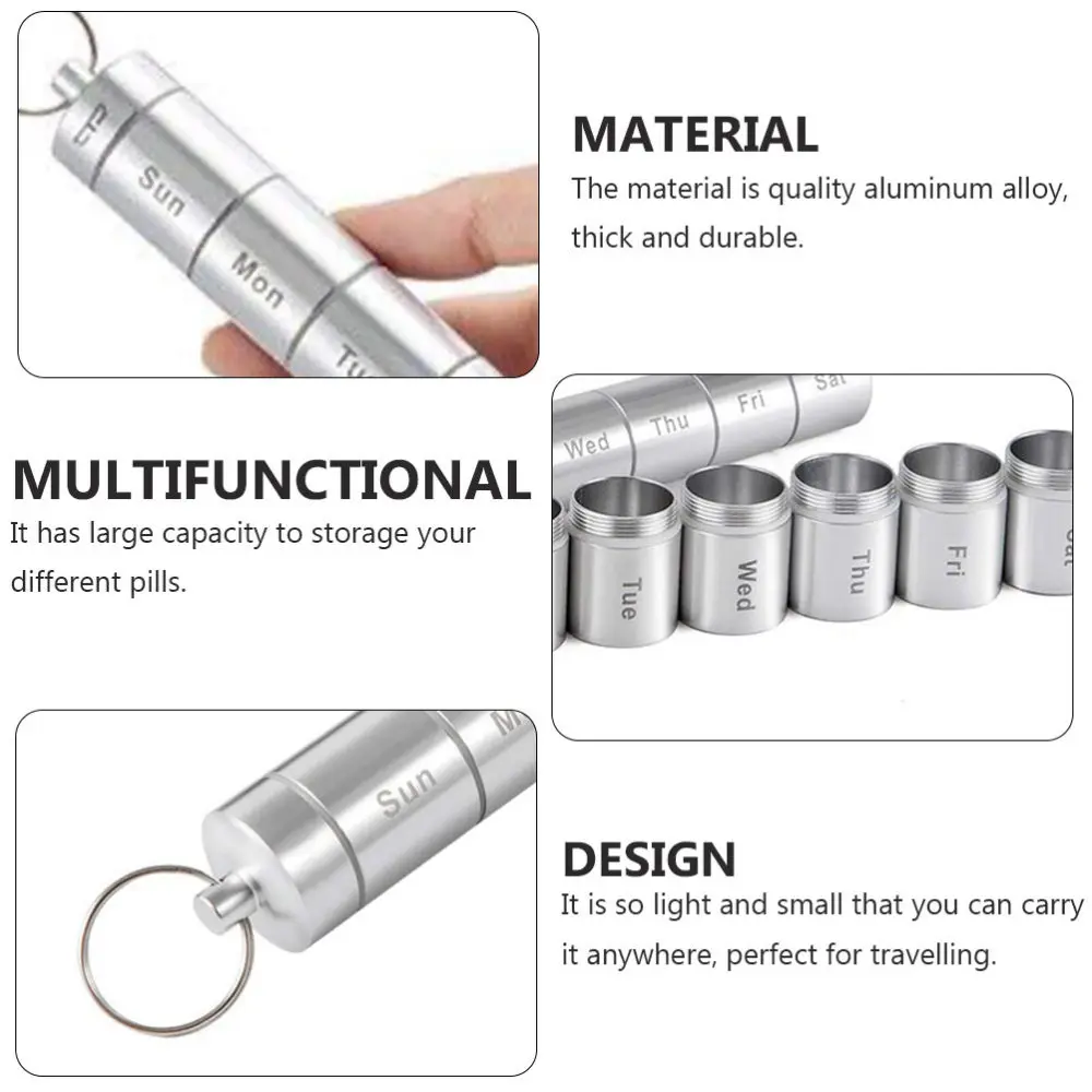 1 Set Portable Pill Organizer Travel Pill Outdoor Case Pill Storage Container
1 Set Portable Pill Organizer Travel Pill Outdoor Case Pill Storage Container
