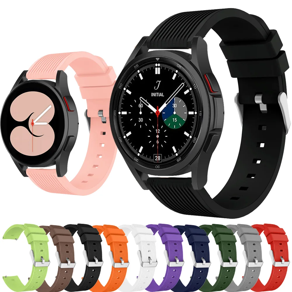 Ремешок силиконовый для Samsung Galaxy Watch 4 40 мм 44 мм/4 Classic 42 мм 46 мм, сменный Браслет для умных часов, аксессуары для часов, 20 мм
Ремешок силиконовый для Samsung Galaxy Watch 4 40 мм 44 мм/4 Classic 42 мм 46 мм, сменный Браслет для умных часов, аксессуары для часов, 20 мм