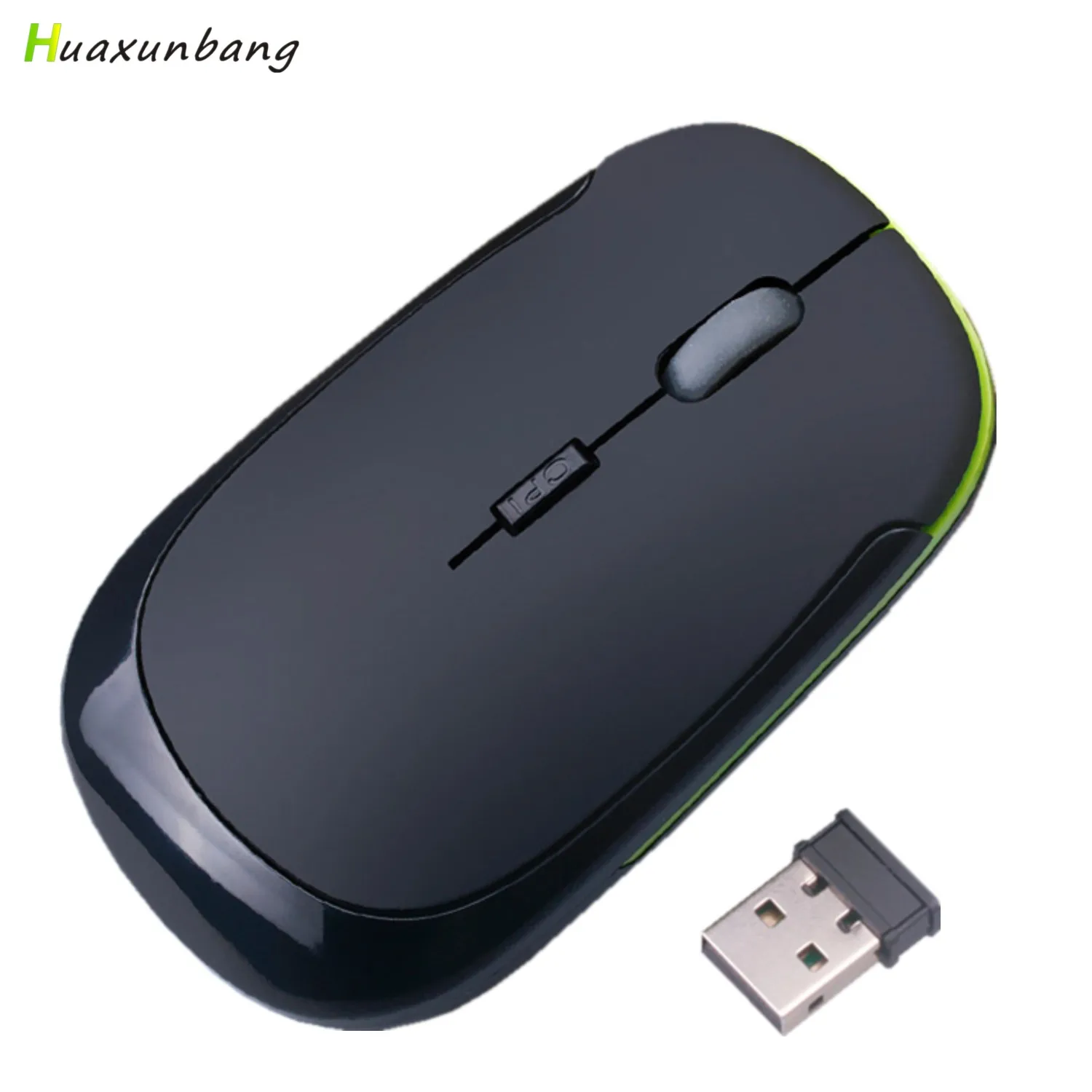 Фото Беспроводная оптическая мышь 2 4 ГГц эргономичная USB Ультратонкая для ПК ноутбука