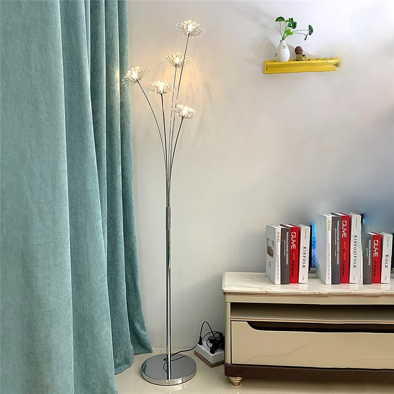 Nordic Dandelion floor lamp room decor lights LED Crystal light Living room tall lamp for home bedroom lamps indoor lighting
Nordic Dandelion floor lamp room decor lights LED Crystal light Living room tall lamp for home bedroom lamps indoor lighting