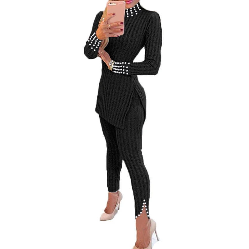 2021 женские сандалии с отделкой из Зимние черные сапоги повседневные облегающие топы с длинными рукавами и Разделение брюки комплект из дву... 
2021 женские сандалии с отделкой из Зимние черные сапоги повседневные облегающие топы с длинными рукавами и Разделение брюки комплект из дву...