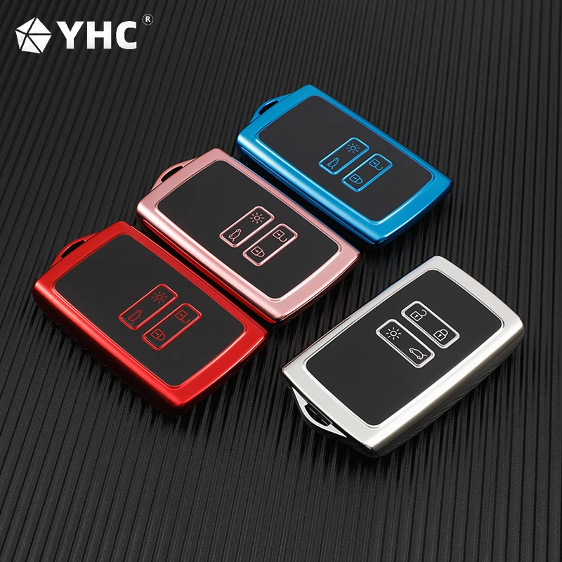 TPU Car Smart Key Case Cover Shell For Renault Koleos Kadjar Clio 4 Megane Captur Espace Kangoo Sandero Talisman Accessories
TPU Car Smart Key Case Cover Shell For Renault Koleos Kadjar Clio 4 Megane Captur Espace Kangoo Sandero Talisman Accessories