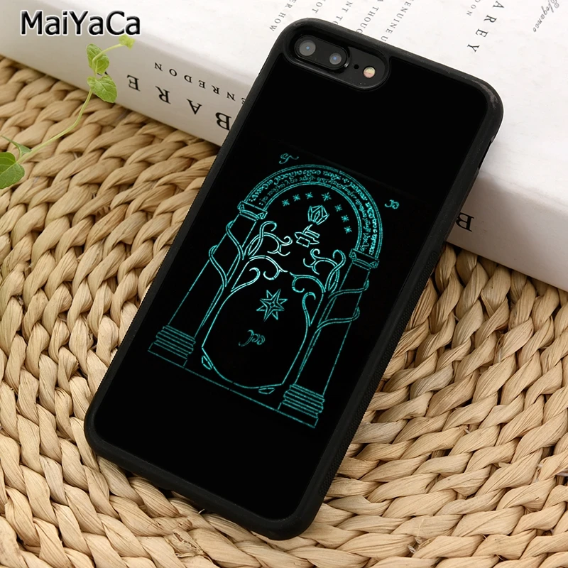 MaiYaCa LOTR чехол с воротами Мории для iPhone X XR XS 11 12 Pro MAX 5 6 S 7 8 Plus Samsung Galaxy S5 S6 S7edge S8 S9