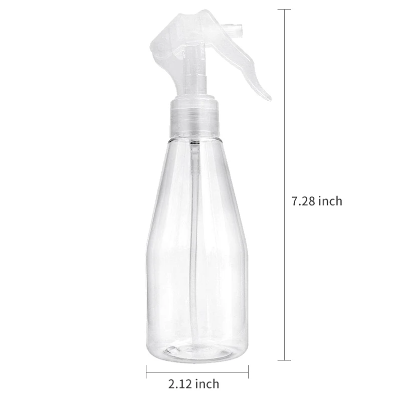 200Ml Misting Spray Bottle Super Fine Misting Bottle Clear Spray Bottle Leak-Proof Water Spray Bottle Hair Sprayer Empty
200Ml Misting Spray Bottle Super Fine Misting Bottle Clear Spray Bottle Leak-Proof Water Spray Bottle Hair Sprayer Empty