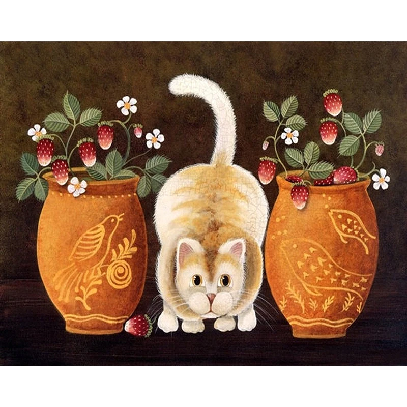 Animal Painting By Number Cat Oil Picture DIY Craft Kits For Adults Coloring Drawing Frame 40x50 On Canvas By Number Home Decor
Animal Painting By Number Cat Oil Picture DIY Craft Kits For Adults Coloring Drawing Frame 40x50 On Canvas By Number Home Decor