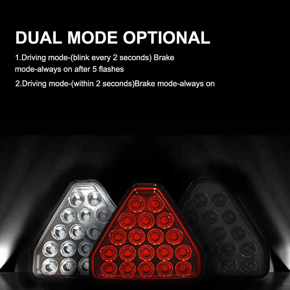 New Auto LED Brake Light 12V Red Triangle F1 Style Tail Light Strobe Parking Warning Light Anti-collision Lamp for Car Truck RV
New Auto LED Brake Light 12V Red Triangle F1 Style Tail Light Strobe Parking Warning Light Anti-collision Lamp for Car Truck RV