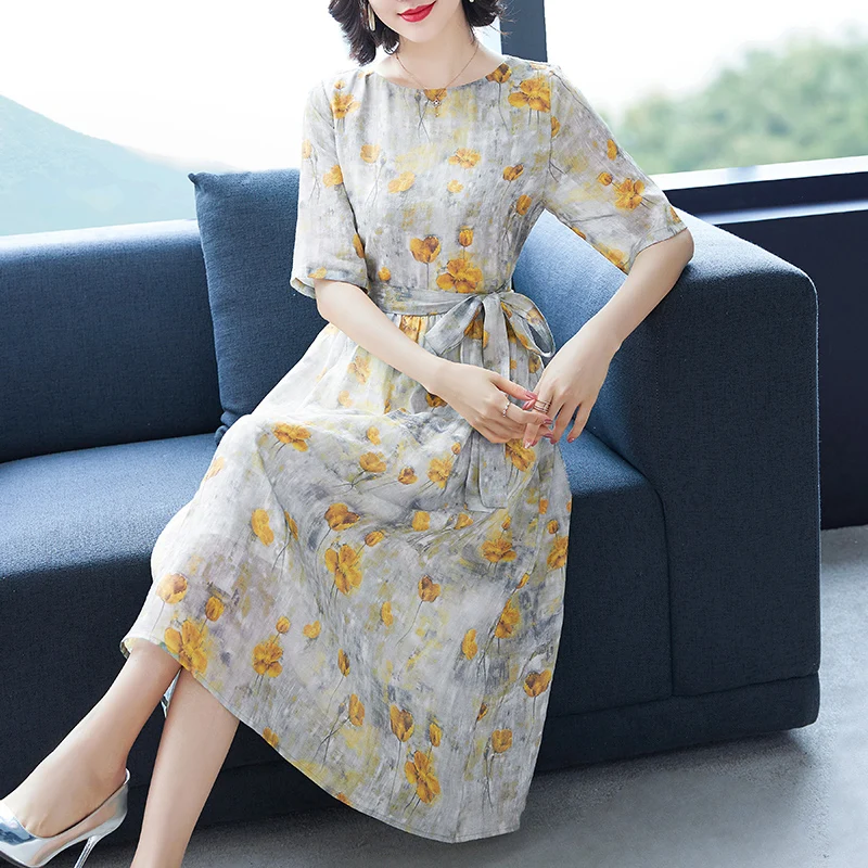 Vintage Korea Yellow Floral Cotton Linen Midi Sundress 2021 Summer M-3XL Plus Size Elegant Women Beach Dress Party Vestidos
Vintage Korea Yellow Floral Cotton Linen Midi Sundress 2021 Summer M-3XL Plus Size Elegant Women Beach Dress Party Vestidos