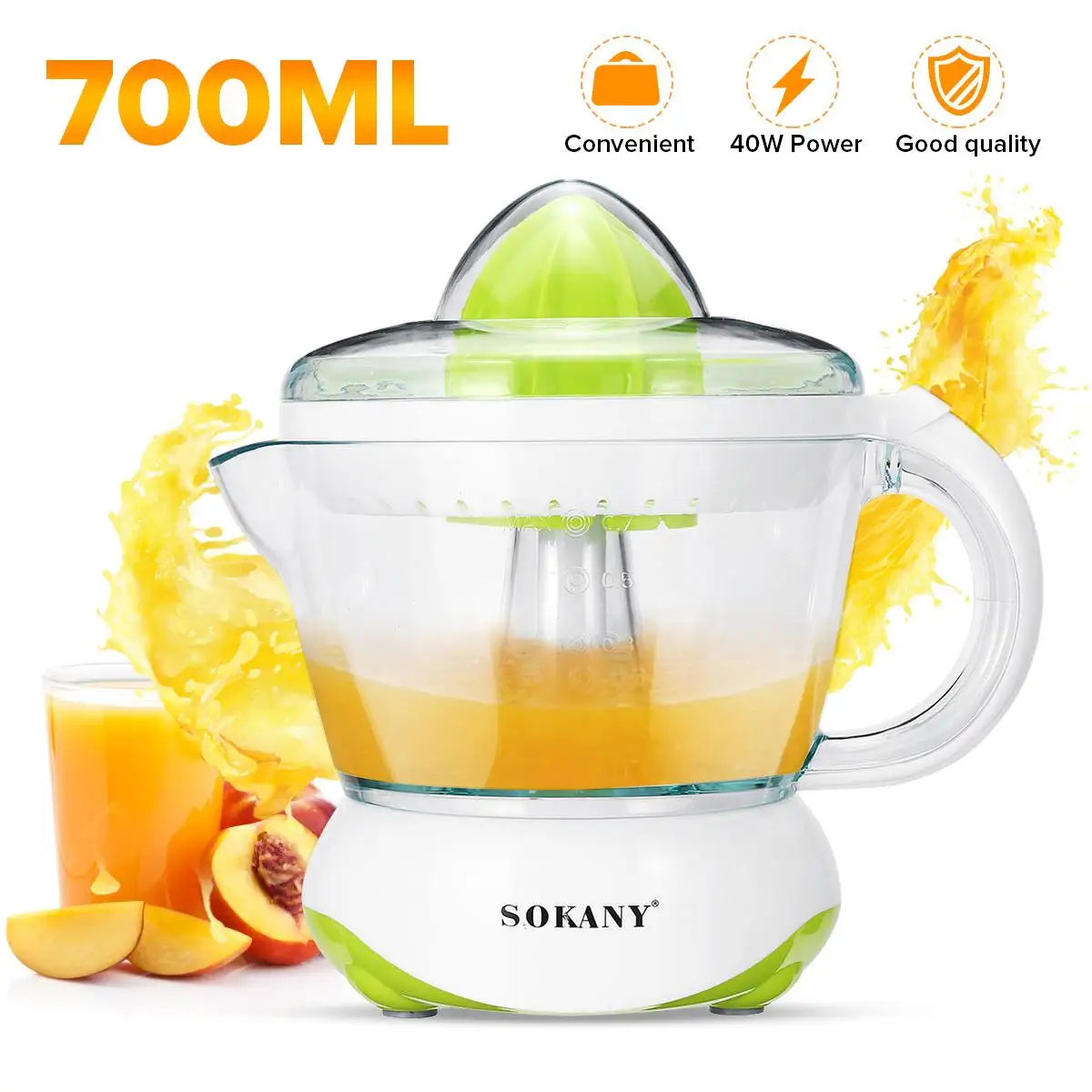 Juicer Squeezer Machine Orange Lemon Citrus Fruit Vegetable Press-Juice Extractor 700ml Easy Wash Glass Kitchen Appliances
Juicer Squeezer Machine Orange Lemon Citrus Fruit Vegetable Press-Juice Extractor 700ml Easy Wash Glass Kitchen Appliances