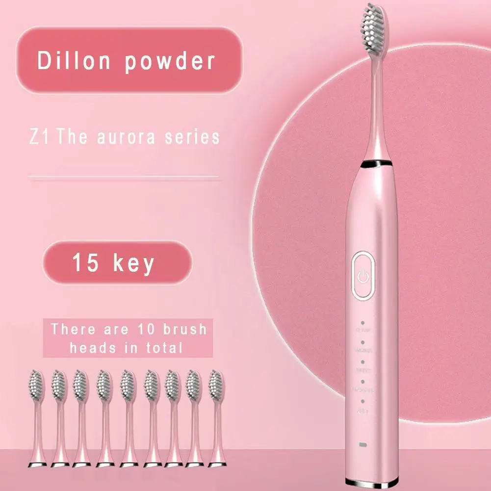 Ultrasonic Sonic Electric Toothbrush Rechargeable Tooth Whitening Brushes Electronic Brush Brush Teeth Adult Washable Timer W4M6
Ultrasonic Sonic Electric Toothbrush Rechargeable Tooth Whitening Brushes Electronic Brush Brush Teeth Adult Washable Timer W4M6
