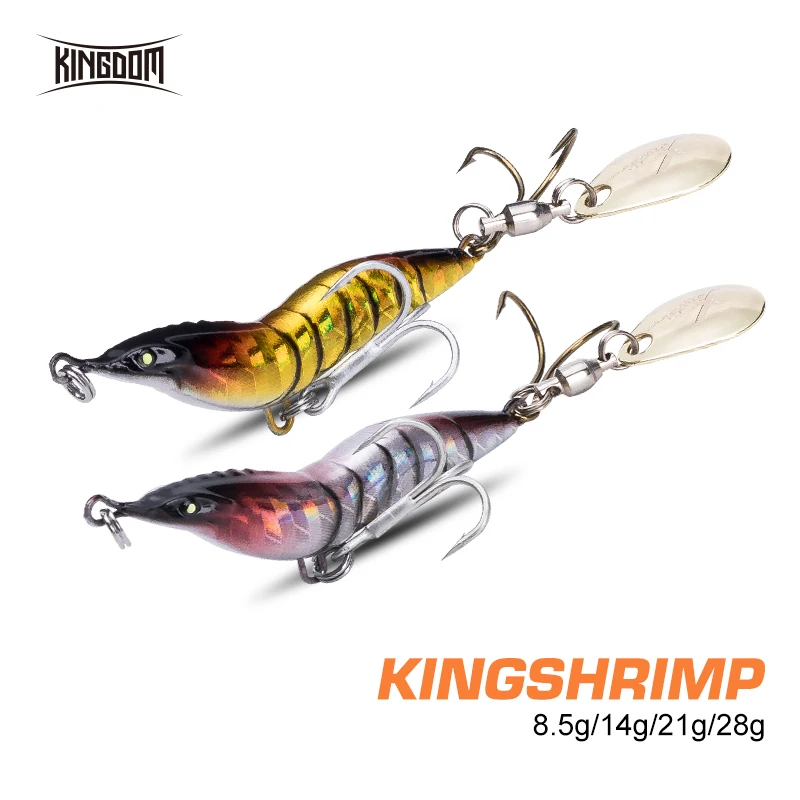Kingdom Seek-Strike Sinking Metal Fishing Lures 8.5g 14g 21g 28g Spinner Spoon Simulation Shrimp Artificial Wbblers Hard Baits
Kingdom Seek-Strike Sinking Metal Fishing Lures 8.5g 14g 21g 28g Spinner Spoon Simulation Shrimp Artificial Wbblers Hard Baits