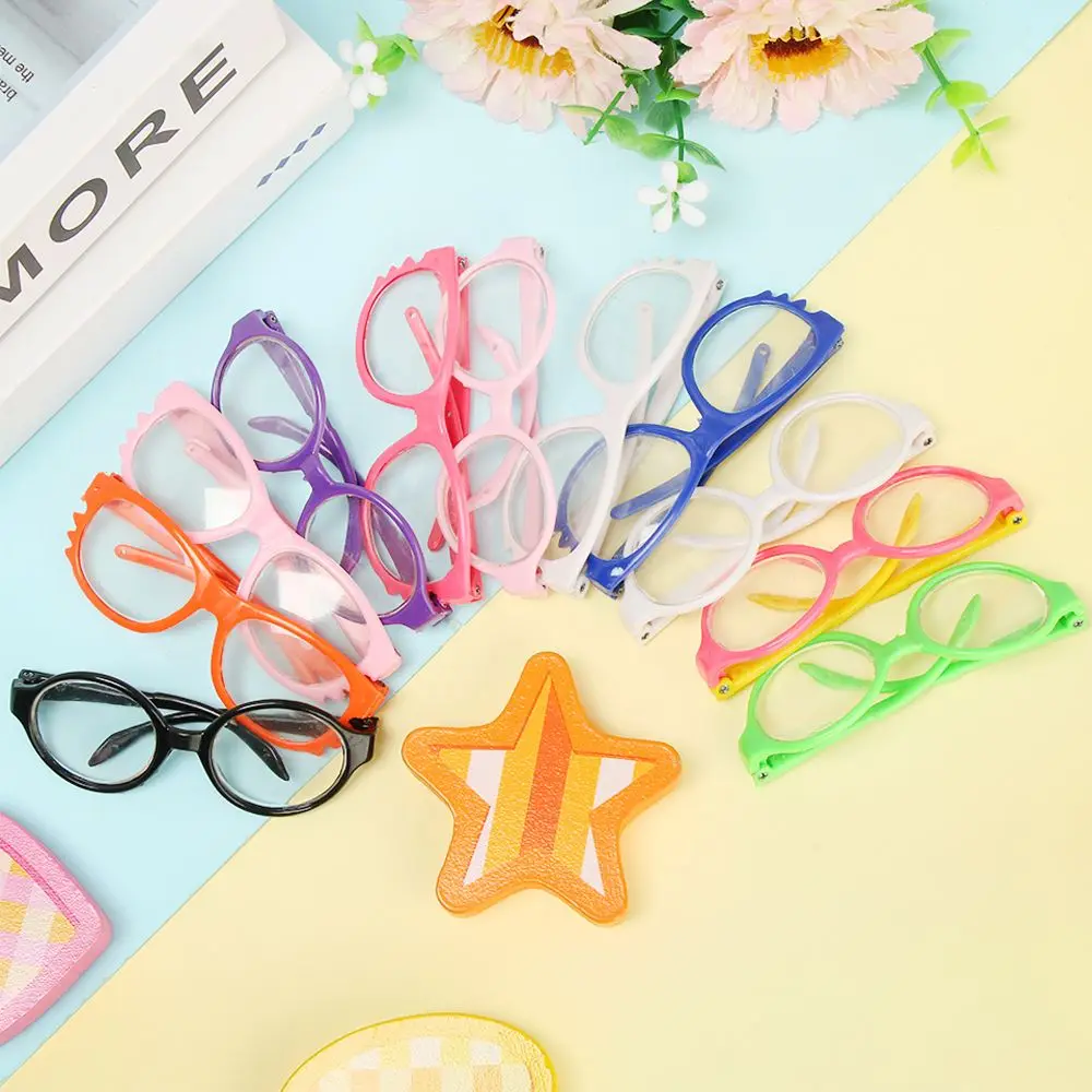 Fashion Colorful Doll Glasses Clear Lens Round Frame Eyewear Miniature Eyeglasses Fit 18 Inch Playing House Cool Girl Accessory 
Fashion Colorful Doll Glasses Clear Lens Round Frame Eyewear Miniature Eyeglasses Fit 18 Inch Playing House Cool Girl Accessory