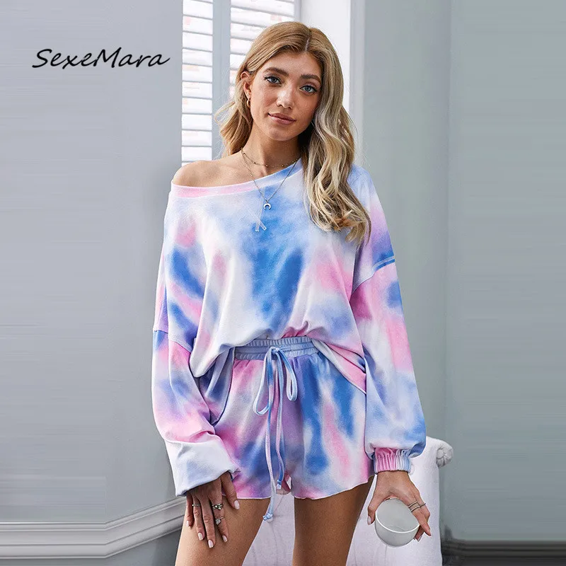 Plus Size Fashion Print Women Sleepwear Casual O-neck Lantern Sleeves Loose Women Pajama Sets
Plus Size Fashion Print Women Sleepwear Casual O-neck Lantern Sleeves Loose Women Pajama Sets