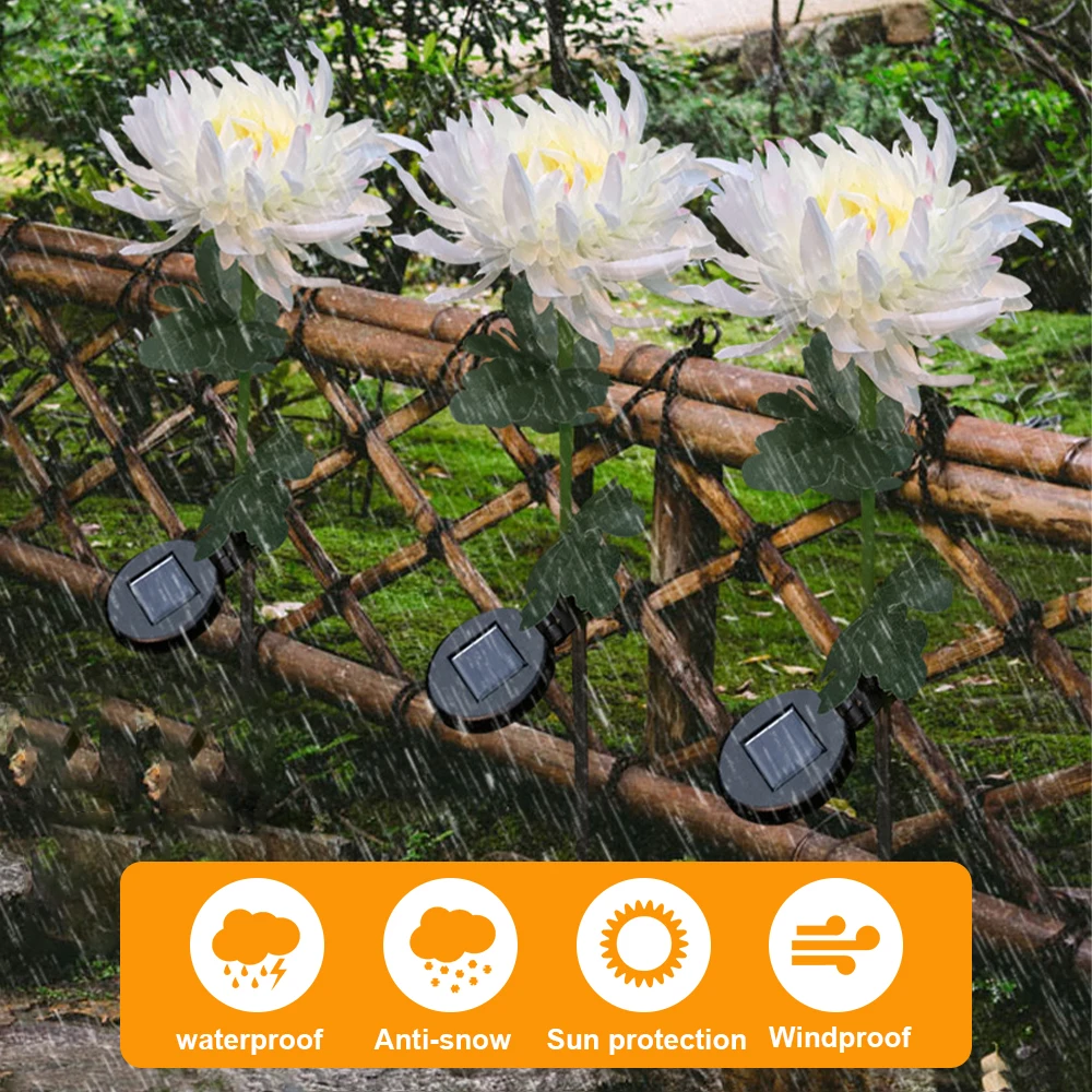 3pcs LED Lawn Light LED Beautiful Solar Landscape Lamp Waterproof Outdoor Lamp for Landscape Path Lawn Garden Outdoor Decora
3pcs LED Lawn Light LED Beautiful Solar Landscape Lamp Waterproof Outdoor Lamp for Landscape Path Lawn Garden Outdoor Decora