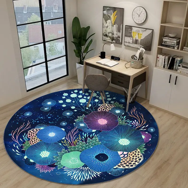 2021 New Round Carpet Non-slip Bedroom Floor Mats Rugs for Bedroom Area Rug rugs and carpets for home living room
2021 New Round Carpet Non-slip Bedroom Floor Mats Rugs for Bedroom Area Rug rugs and carpets for home living room
