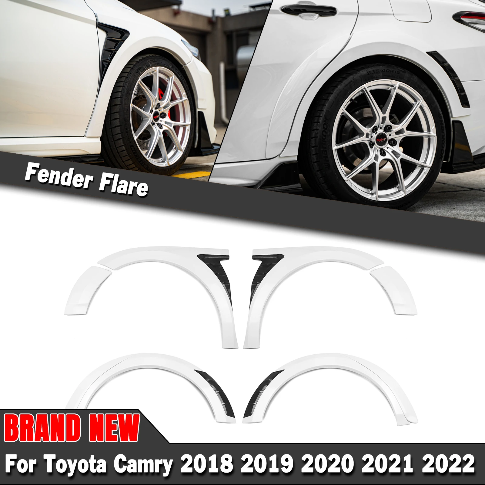 YOFER Body Kit For Toyota Camry SE XSE Sport Model 2018-2022 Only Car Wheel Fender Flares Brow Cover Wide Archs Trim Mudguards
YOFER Body Kit For Toyota Camry SE XSE Sport Model 2018-2022 Only Car Wheel Fender Flares Brow Cover Wide Archs Trim Mudguards