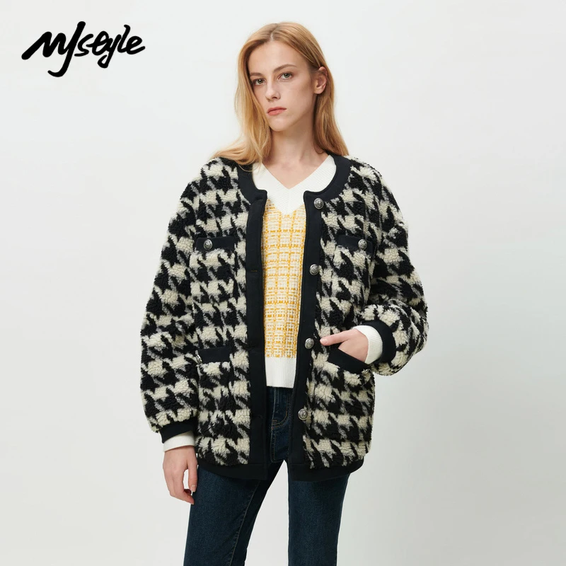 Mjstyle Winter Women's INS Fashion Elegant Round Collar Teddy Fleece Short Coat Jacket Outerwear French Style 821130009
Mjstyle Winter Women's INS Fashion Elegant Round Collar Teddy Fleece Short Coat Jacket Outerwear French Style 821130009