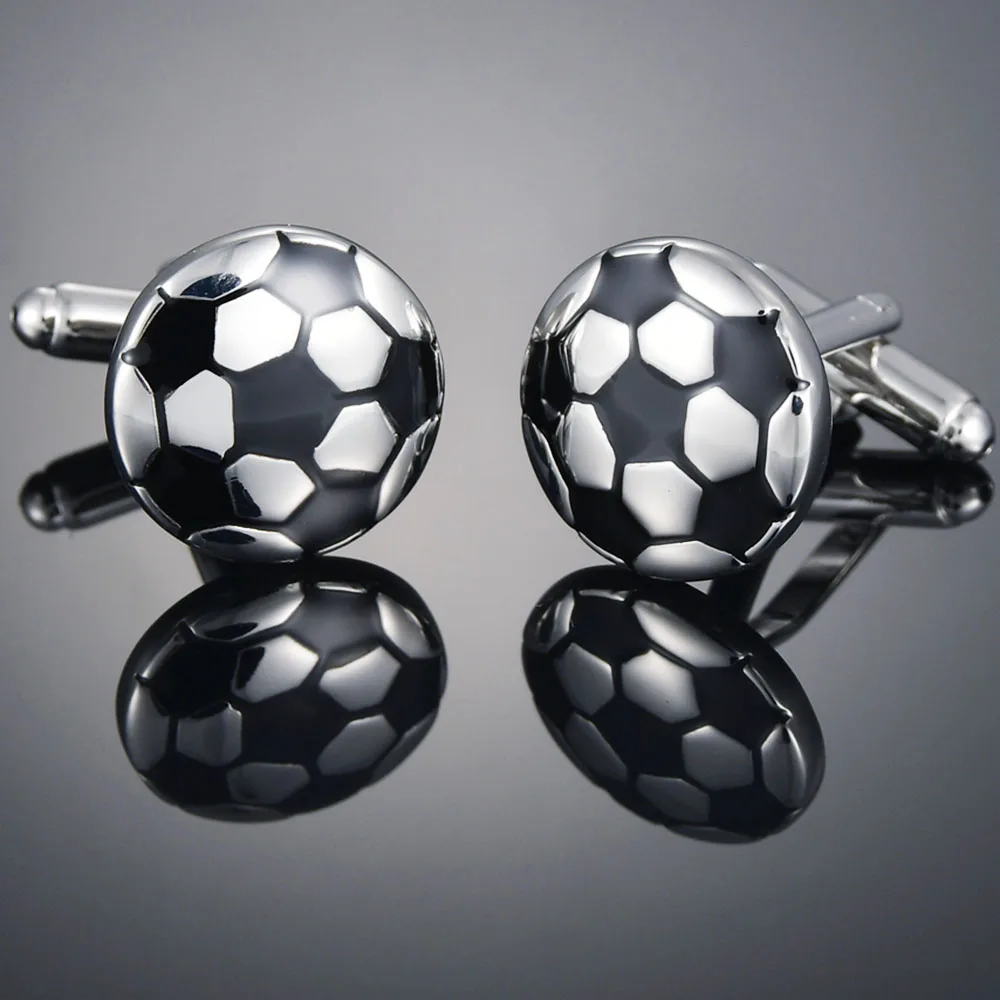 Round Shape Men's French Shirts Cufflinks Wholesale Environmental Protection Football Pattern Cuff Links 
Round Shape Men's French Shirts Cufflinks Wholesale Environmental Protection Football Pattern Cuff Links