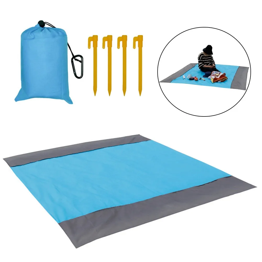 Portable Pocket Beach Blanket 2x2.1m Waterproof Outdoor Picnic Mat Camping Ground Mat Mattress Sleeping Pad For Sand Beach
Portable Pocket Beach Blanket 2x2.1m Waterproof Outdoor Picnic Mat Camping Ground Mat Mattress Sleeping Pad For Sand Beach