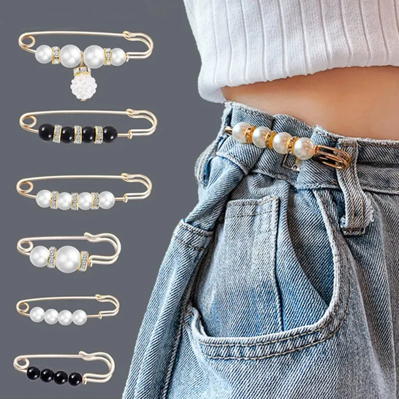 3-6Pcs Vintage Pearl Clothing Pins For Women Waistband Pins Decoration Dress Pant Buckle Brooches Set Trendy Accessories Jewelry
3-6Pcs Vintage Pearl Clothing Pins For Women Waistband Pins Decoration Dress Pant Buckle Brooches Set Trendy Accessories Jewelry