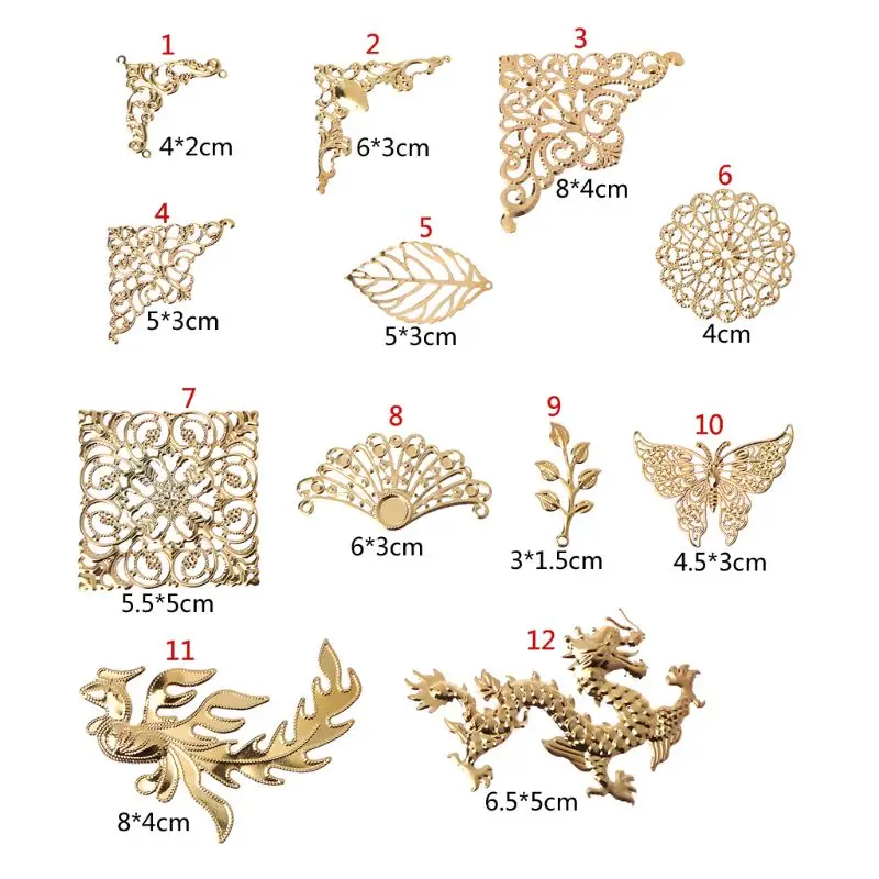 69HB Gold Butterfly Dragon Leaves Epoxy Resin Mold Thin Copper Fillings DIY Jewelry
69HB Gold Butterfly Dragon Leaves Epoxy Resin Mold Thin Copper Fillings DIY Jewelry