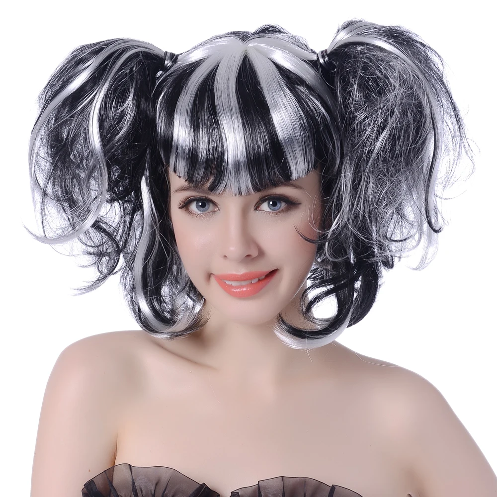 AICKER 12'' Short Wavy Synthetic Braiding Hair White Black 2x Twist Braids Colorful Pigtail Outre Cosplay Bob Wigs Bangs
AICKER 12'' Short Wavy Synthetic Braiding Hair White Black 2x Twist Braids Colorful Pigtail Outre Cosplay Bob Wigs Bangs