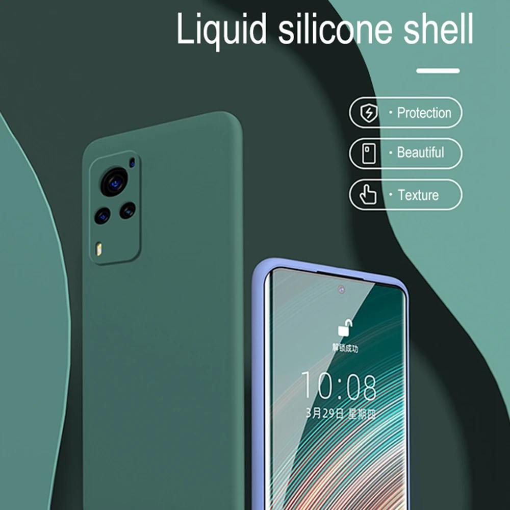 Mobile Phone Protective Case For VIVO X60 Case Cover Solid Color Silicone Phone Cover for vivo X60
Mobile Phone Protective Case For VIVO X60 Case Cover Solid Color Silicone Phone Cover for vivo X60
