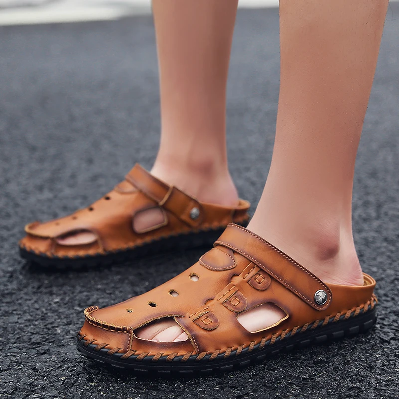 Male Sandal Sandalle Homme Sandles For Men Sandalias Transpirables Summer Sandals Sandale Cuir Leather Ete Mens Shoes Man
Male Sandal Sandalle Homme Sandles For Men Sandalias Transpirables Summer Sandals Sandale Cuir Leather Ete Mens Shoes Man