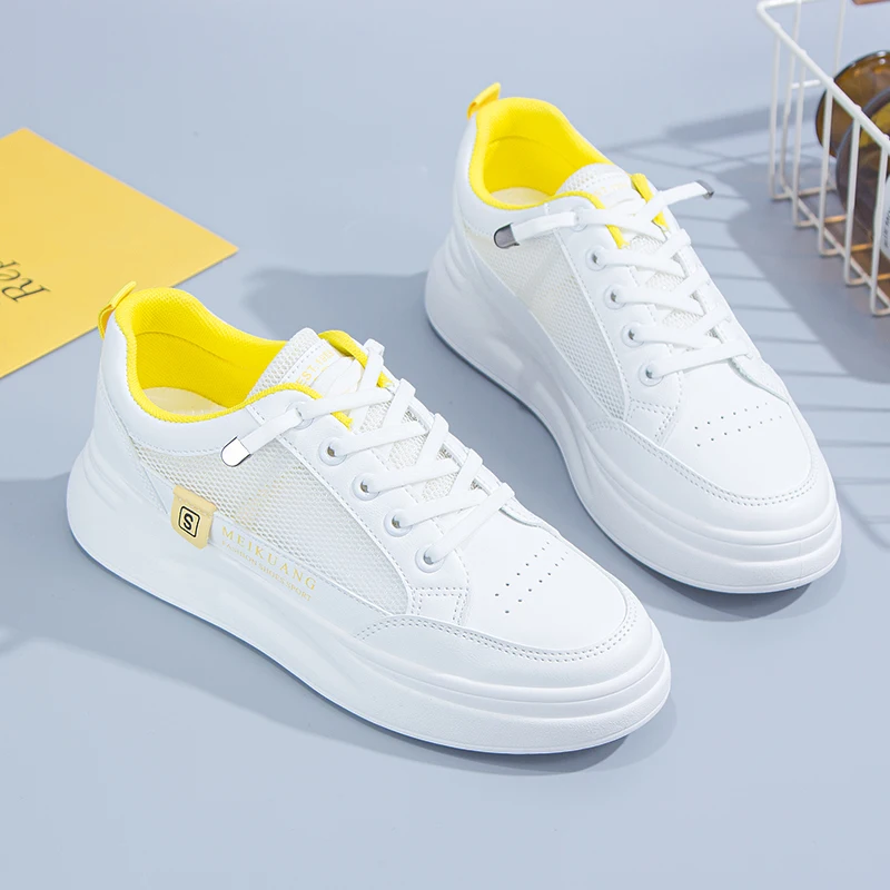 White Shoes Women Platform Shoes Woman Fashion Sneakers High Quality PU Mesh Casual Shoes Ladies Shoes Latest Spring Autumn
White Shoes Women Platform Shoes Woman Fashion Sneakers High Quality PU Mesh Casual Shoes Ladies Shoes Latest Spring Autumn