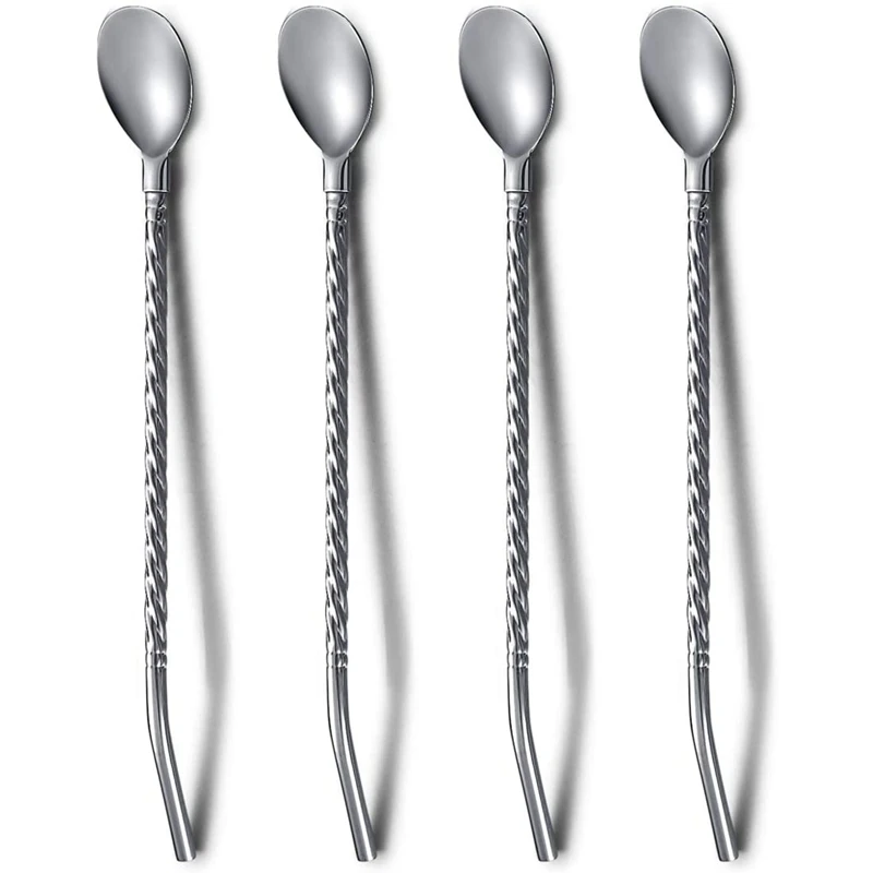 Iced Tea Spoon with Straw Handle for Drinking,Plating Bar Spork Spoon for Cocktail,Ice Cream,Mixing and Stirring
Iced Tea Spoon with Straw Handle for Drinking,Plating Bar Spork Spoon for Cocktail,Ice Cream,Mixing and Stirring