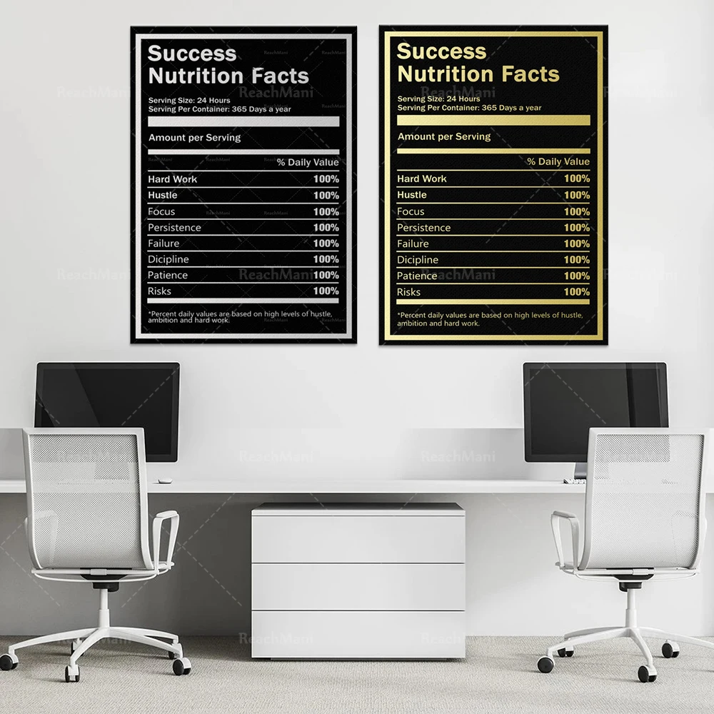 Nutrition facts for success, inspirational posters, canvas printing for success, inspirational wall art, quotes from business ow
Nutrition facts for success, inspirational posters, canvas printing for success, inspirational wall art, quotes from business ow